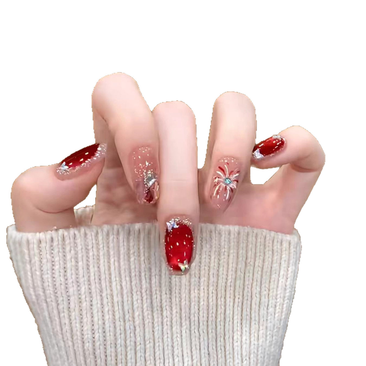 Festliches Ornamentiertes Nail Art Set