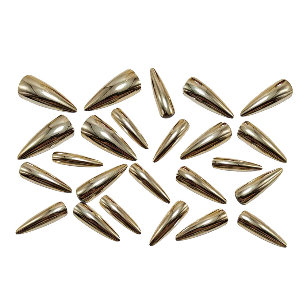 Elegante und Glänzende Stiletto-Kunstnägel Brehn