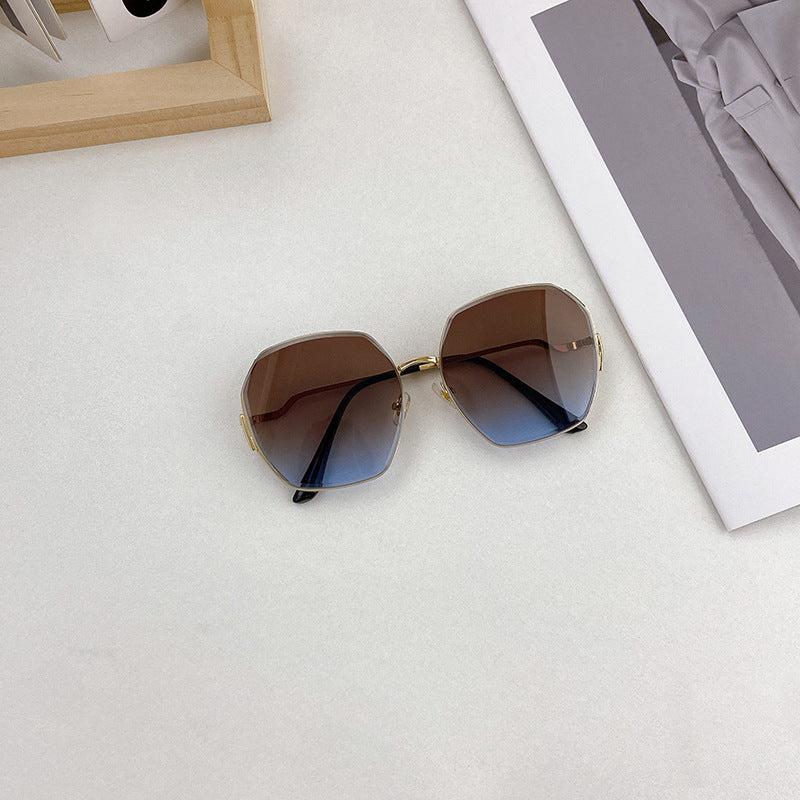 Modische Geometrische Sonnenbrille Brehn