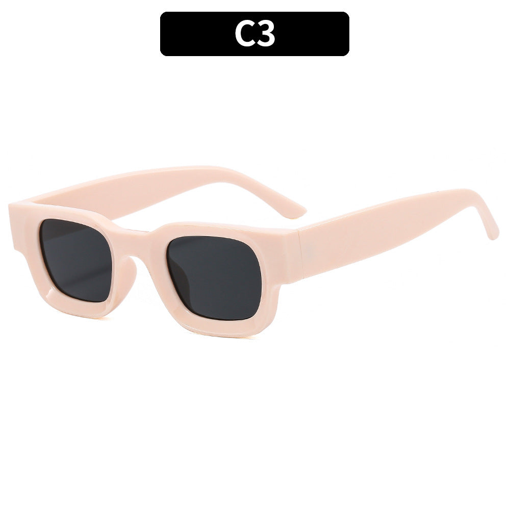 Stylische Retro Quadrat Sonnenbrille