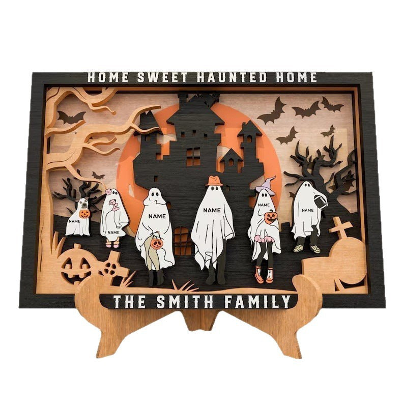 Personalisierte Halloween Schattenbox
