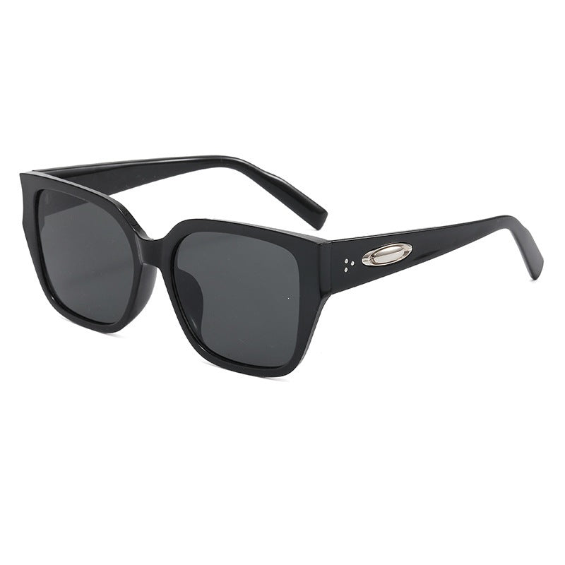 Damen Sonnenbrille im modernen quadratischen Design mit klaren Gläsern Brehn