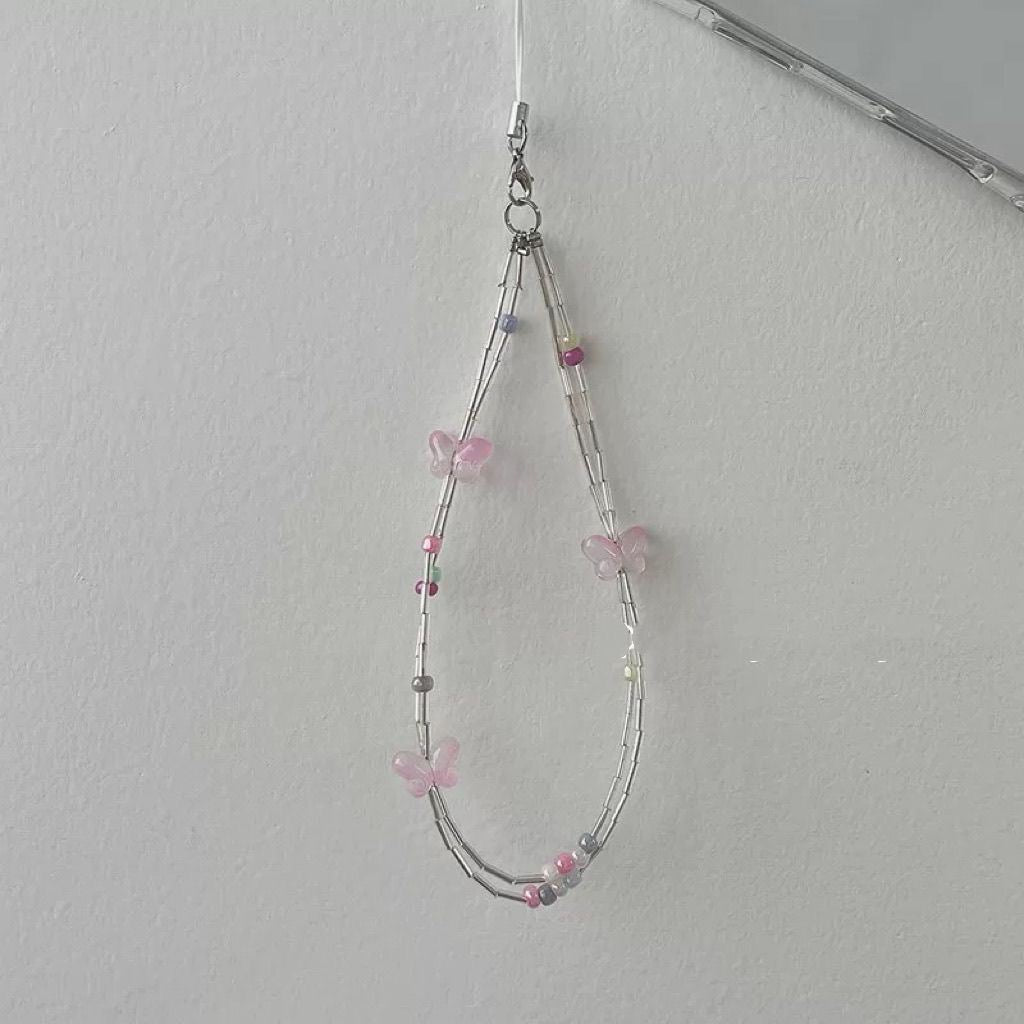 Dekorativer Schmetterlings Charm Brillenband Brehn