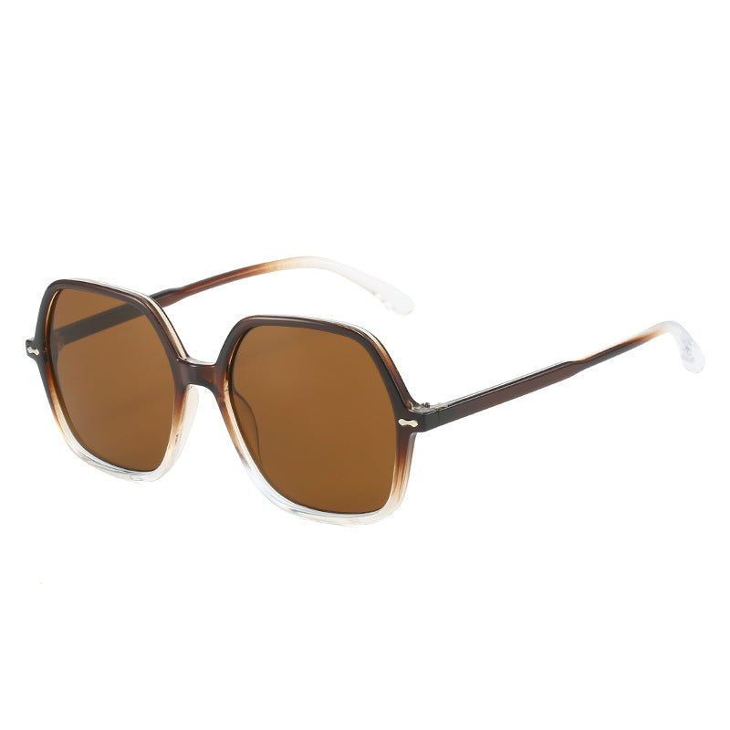 Damen Stylische oversized Sonnenbrille mit einzigartigem Rahmen Brehn