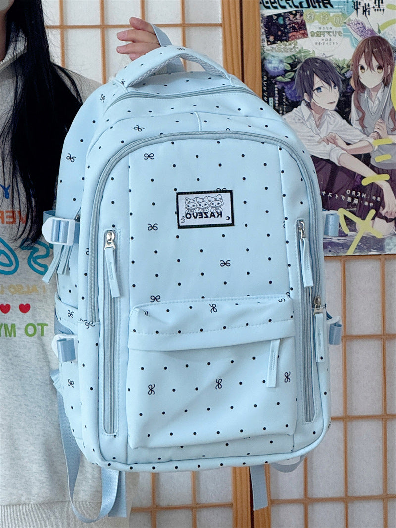 Multi-Compartment Geometrisches Muster Schulrucksack