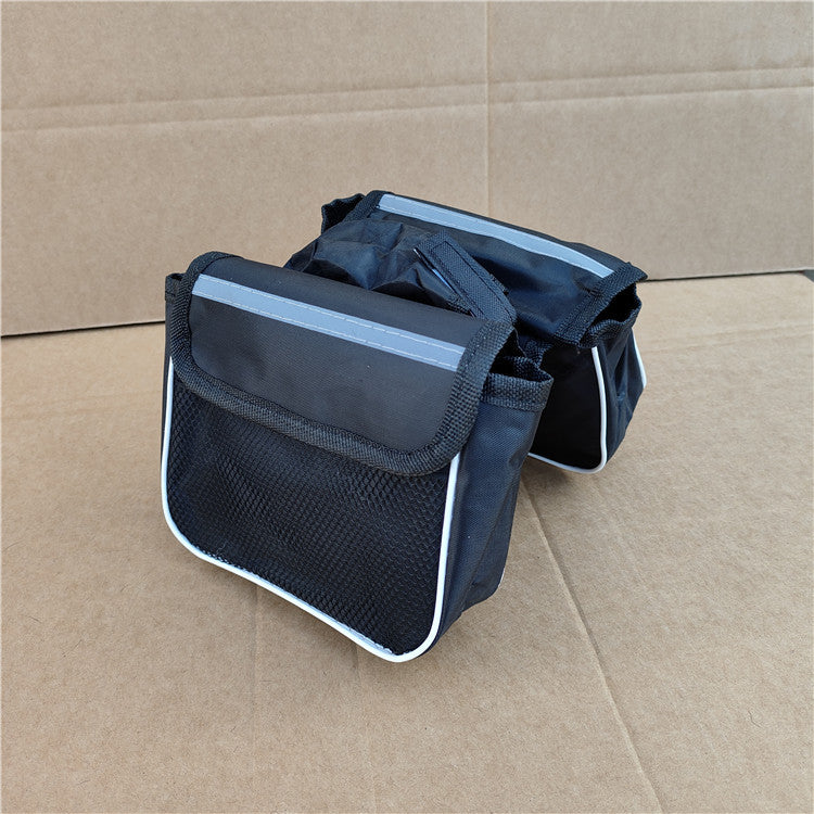 kompakte reflektierende wasserdichte Fahrradhängertasche mit schnellem Freigabegurt und mehreren Fächern Brehn