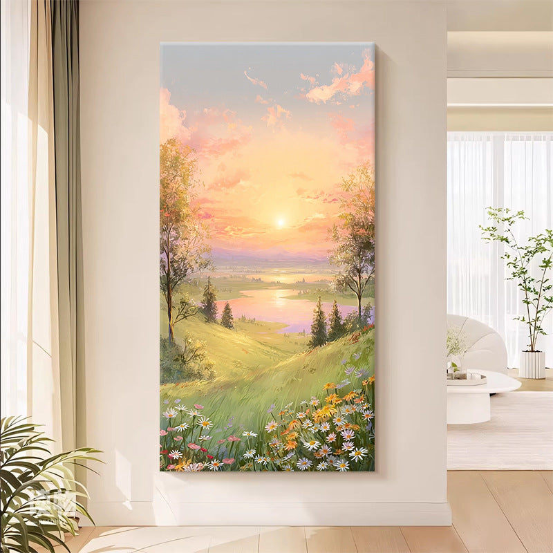 Szenische Landschaft Leinwand Kunstdruck