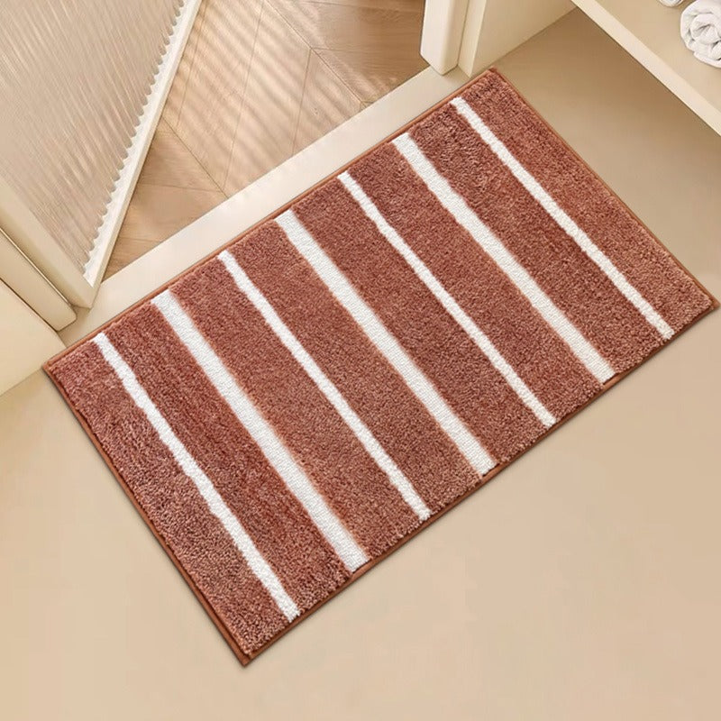 Plüsch Tufted Wal-Motiv Rutschfeste, saugfähige Badmatte