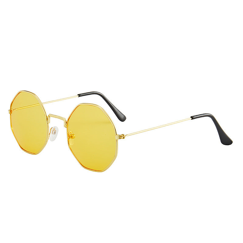 Damen ausgefallene achteckige Sonnenbrille Brehn