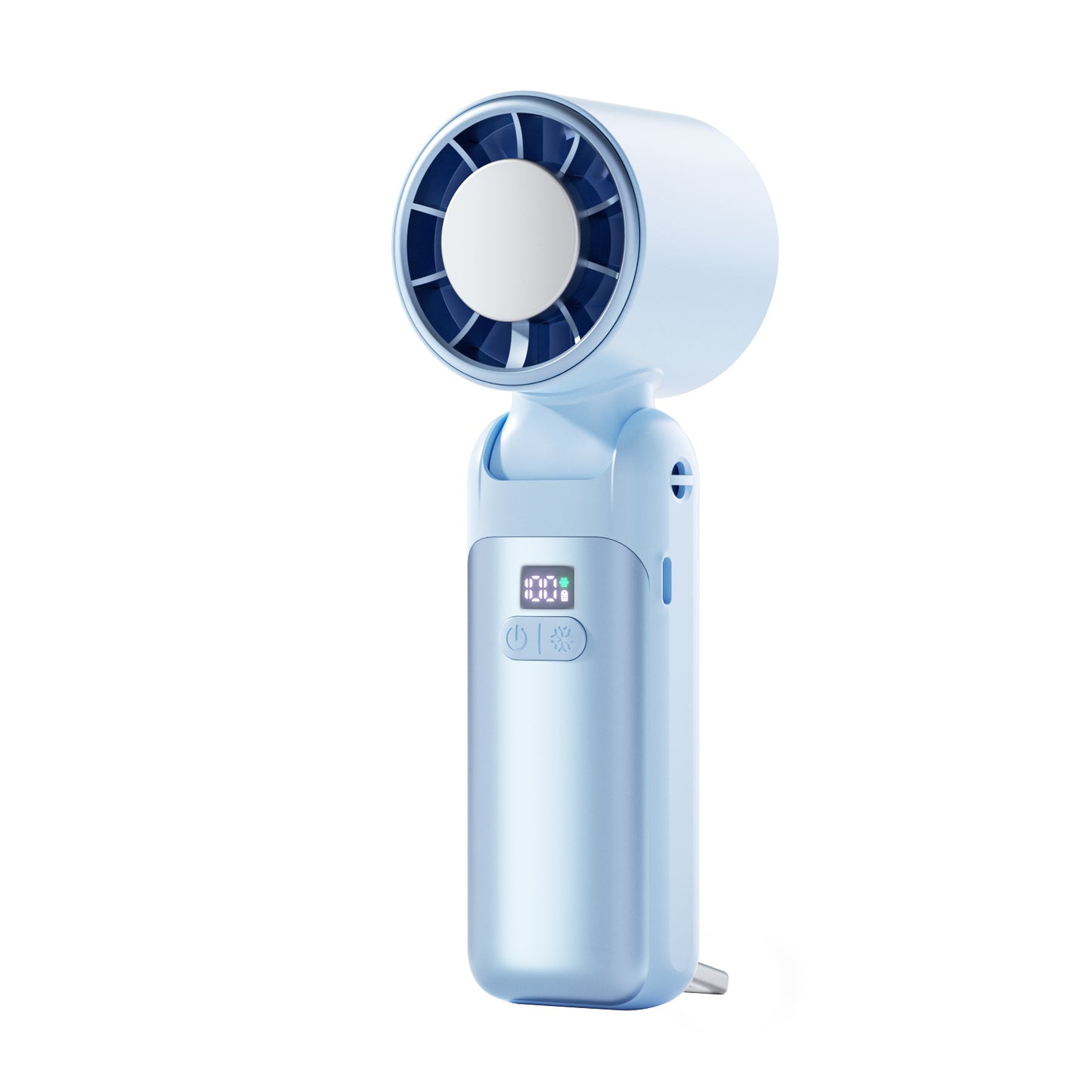Damen kompakter USB Handventilator mit LCD-Anzeige Brehn