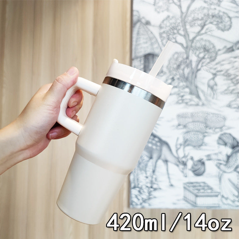 Damen Premium Getränkebecher mit ausklappbarem Strohhalm Brehn