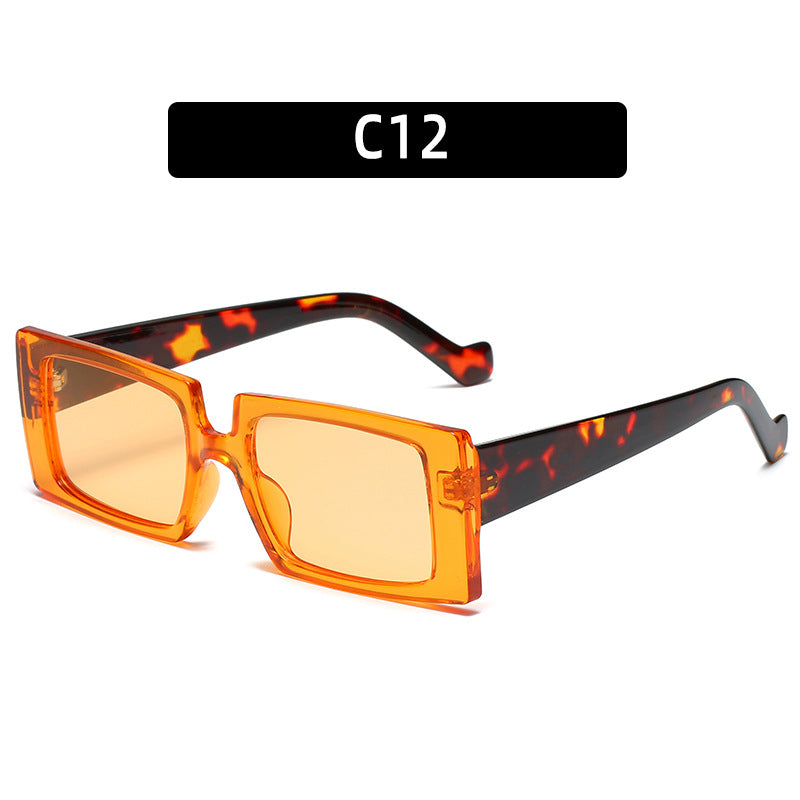 Trendy Quadratischer Rahmen Sonnenbrillen