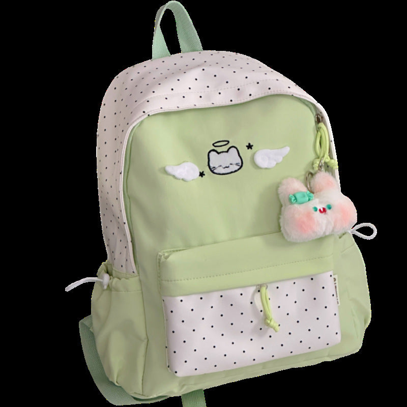 Süßer Charakter gestickter Rucksack Brehn