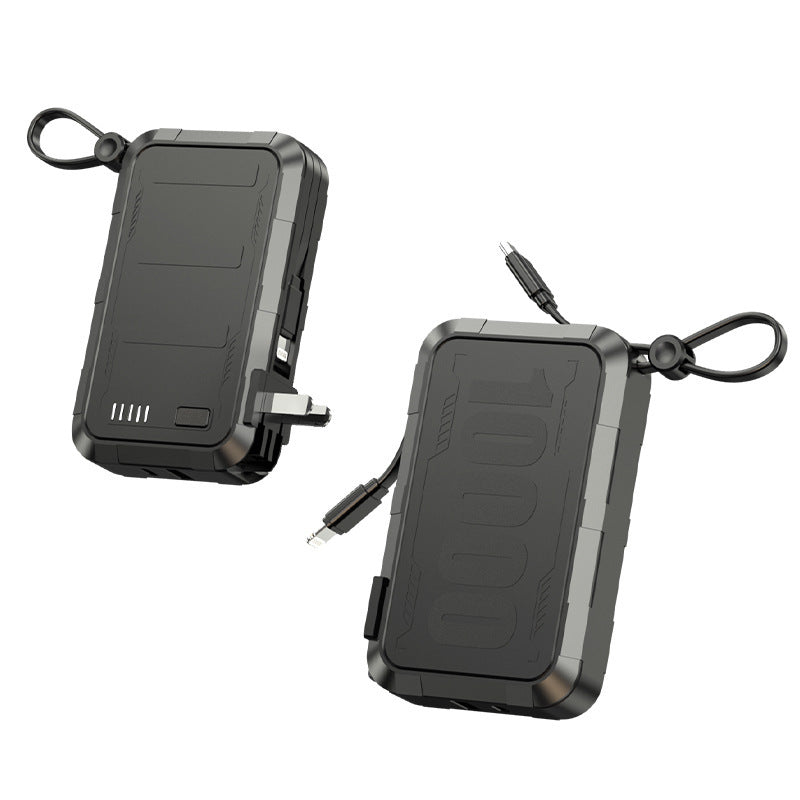 Robuste Outdoor-Powerbank mit Integrierter Solaraufladetechnologie Brehn