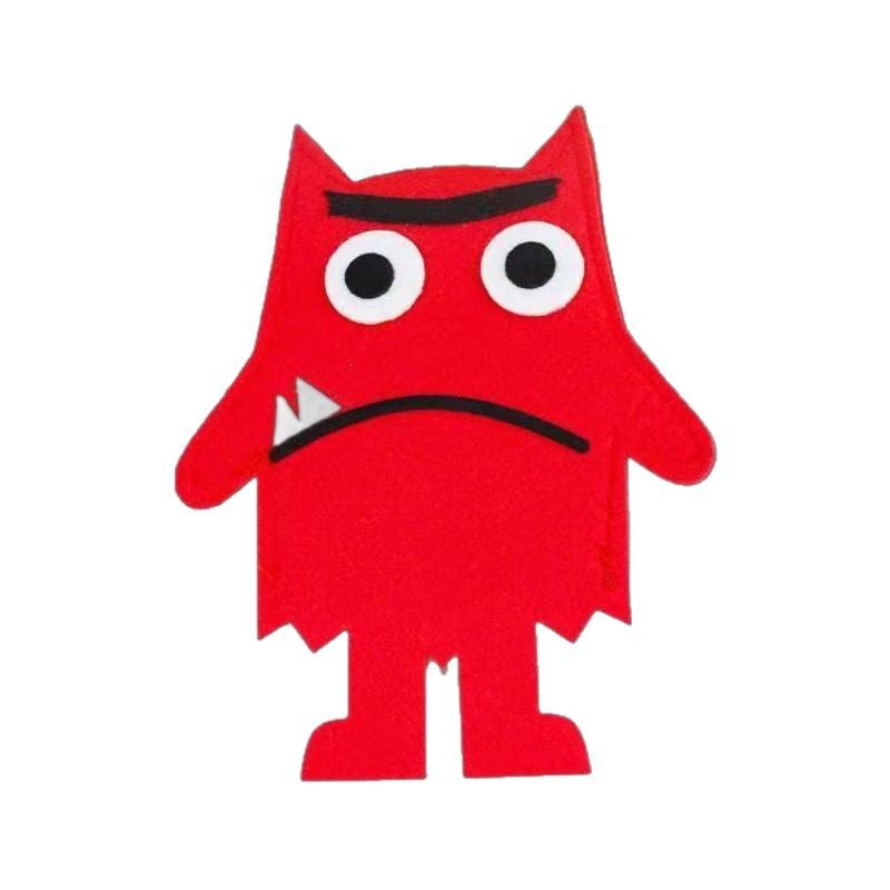 Fun Filz Emoticon Charaktere Brehn