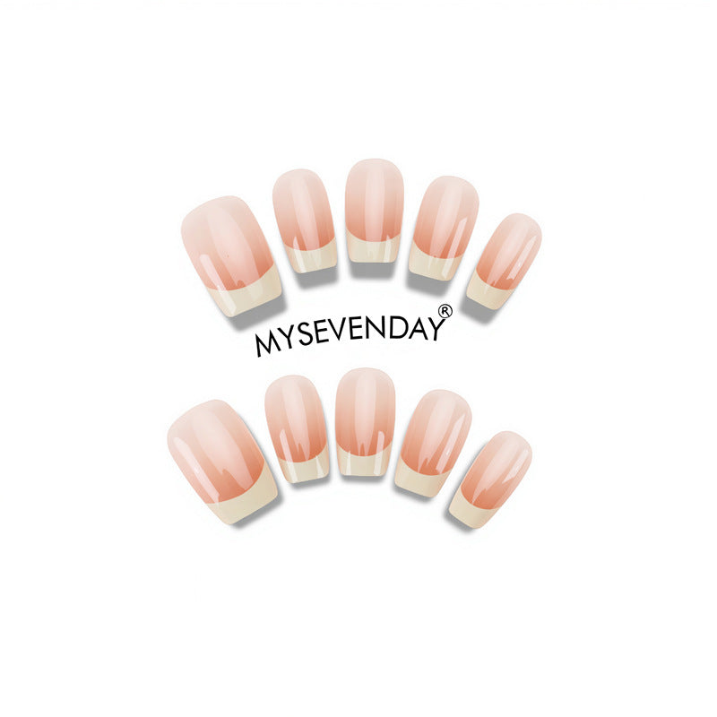 French Tip Nagelset Brehn
