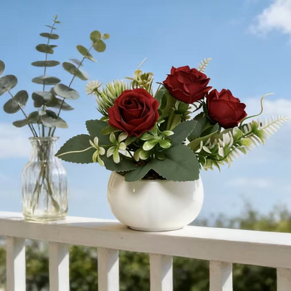 Dekorative Miniatur Blumenarrangement