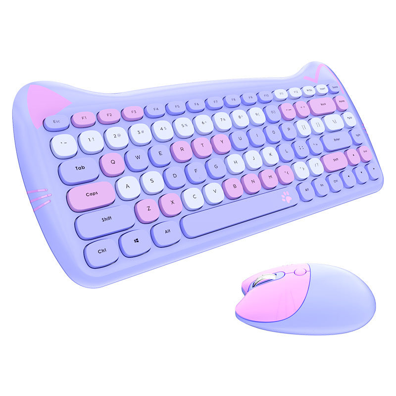 Niedliches Themen Drahtlos Tastatur und Maus Set Brehn