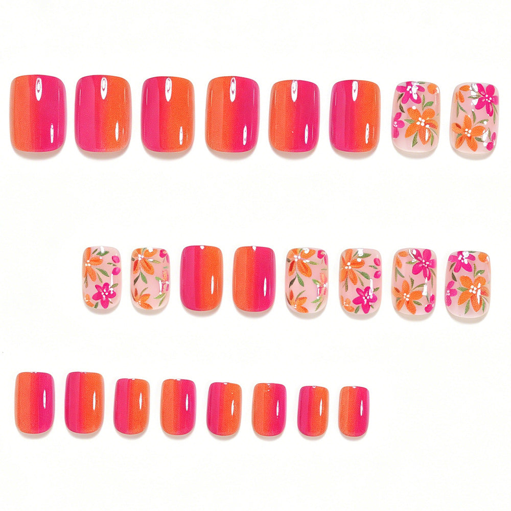 Floral Gel Nagelkunst Tipps Brehn