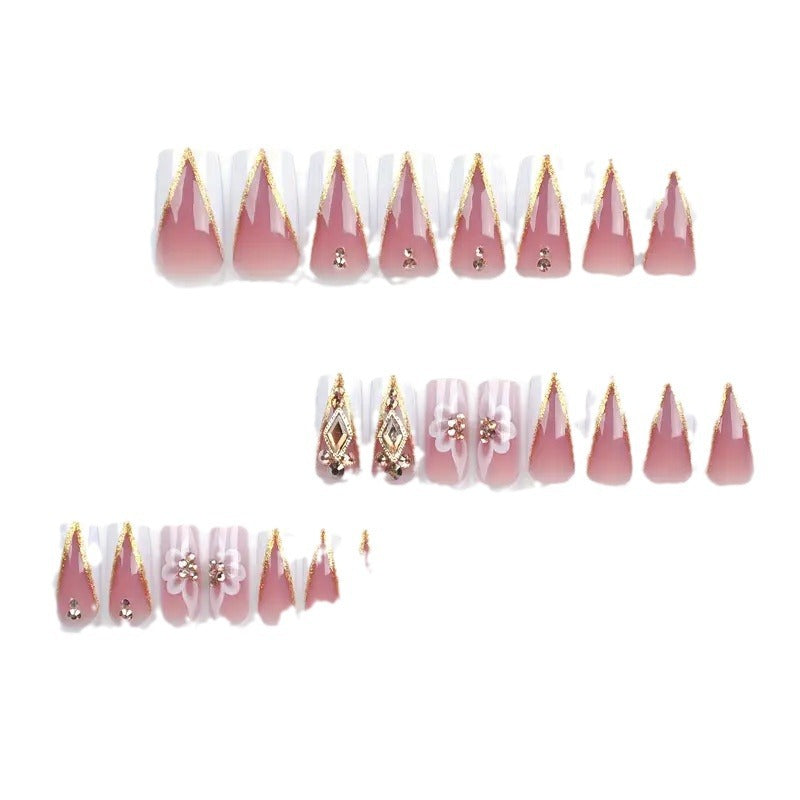 Aufwendiges florales Nagelkunst-Set Brehn