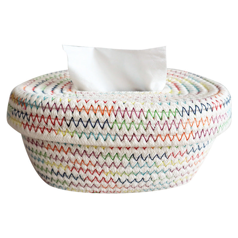 Dekorativer gewobener Tissue-Korb