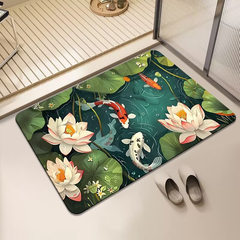 Florales Druckbereichsmatte Brehn