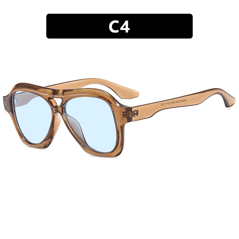 Damen modische Sonnenbrille mit einzigartigem Design und schützendem UV-Filter Brehn