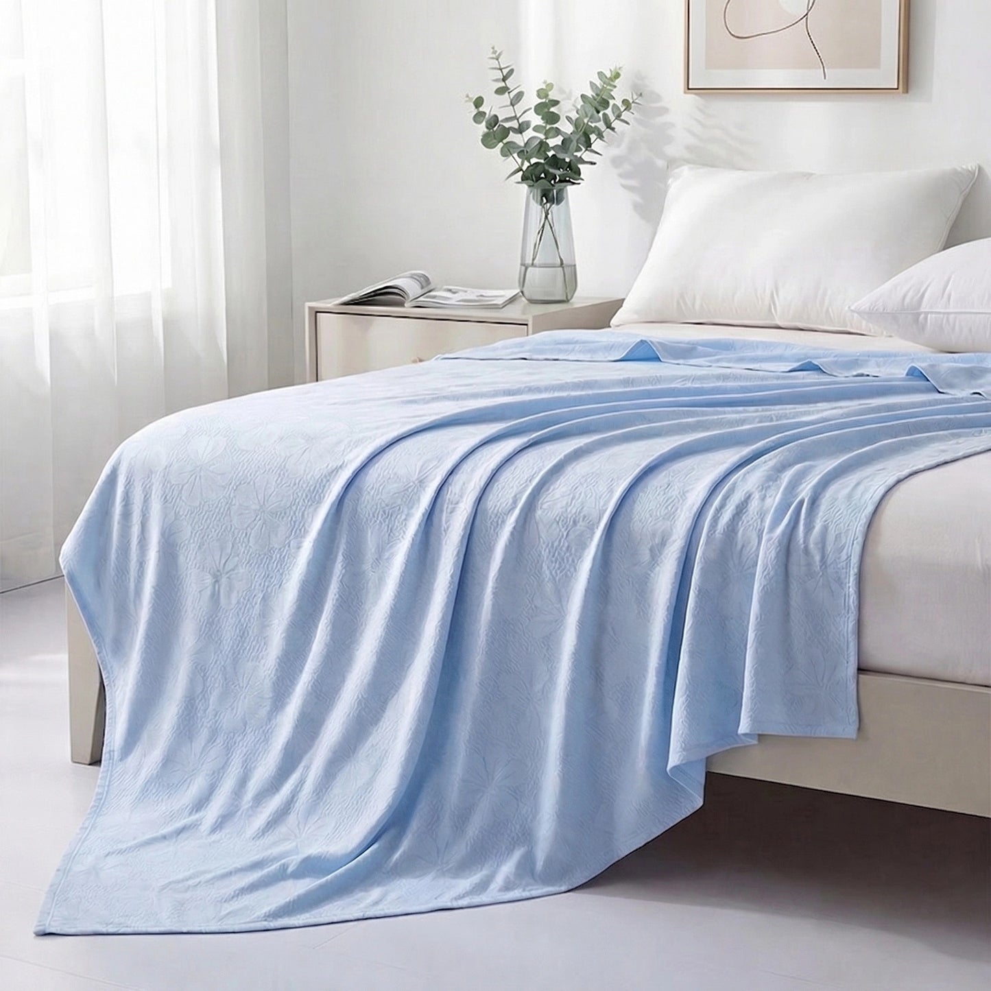 Damen hochwertige Jacquard-Decke Brehn