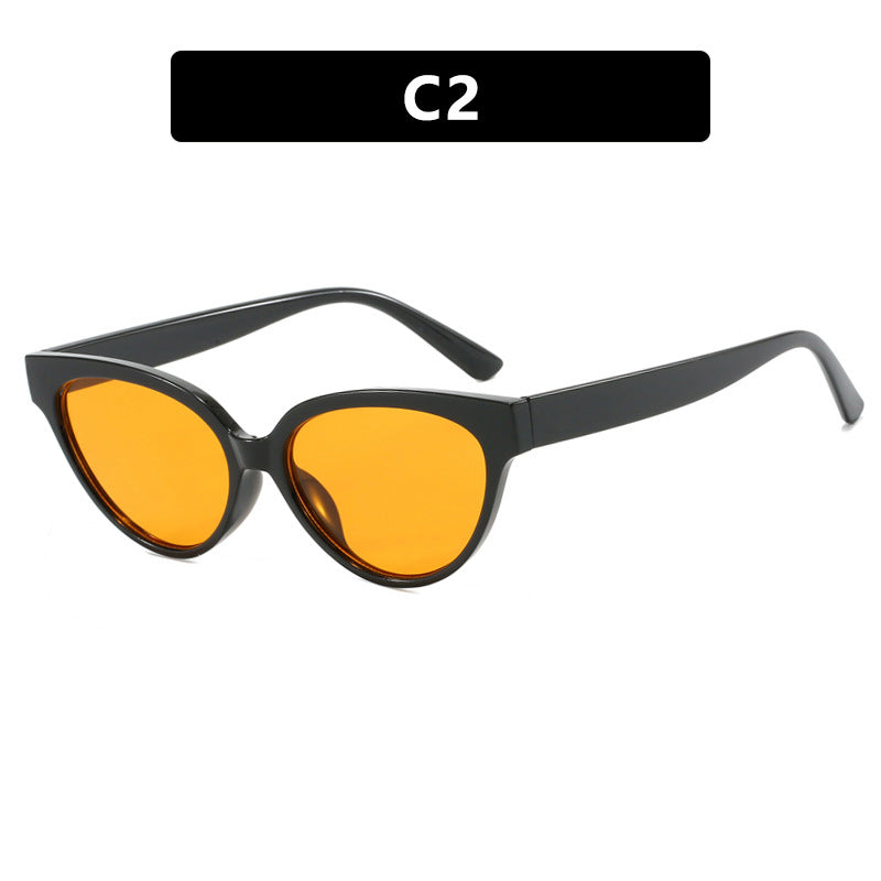 Damen Cat-Eye Sonnenbrille mit luxuriösem Muster und UV-Schutz Brehn
