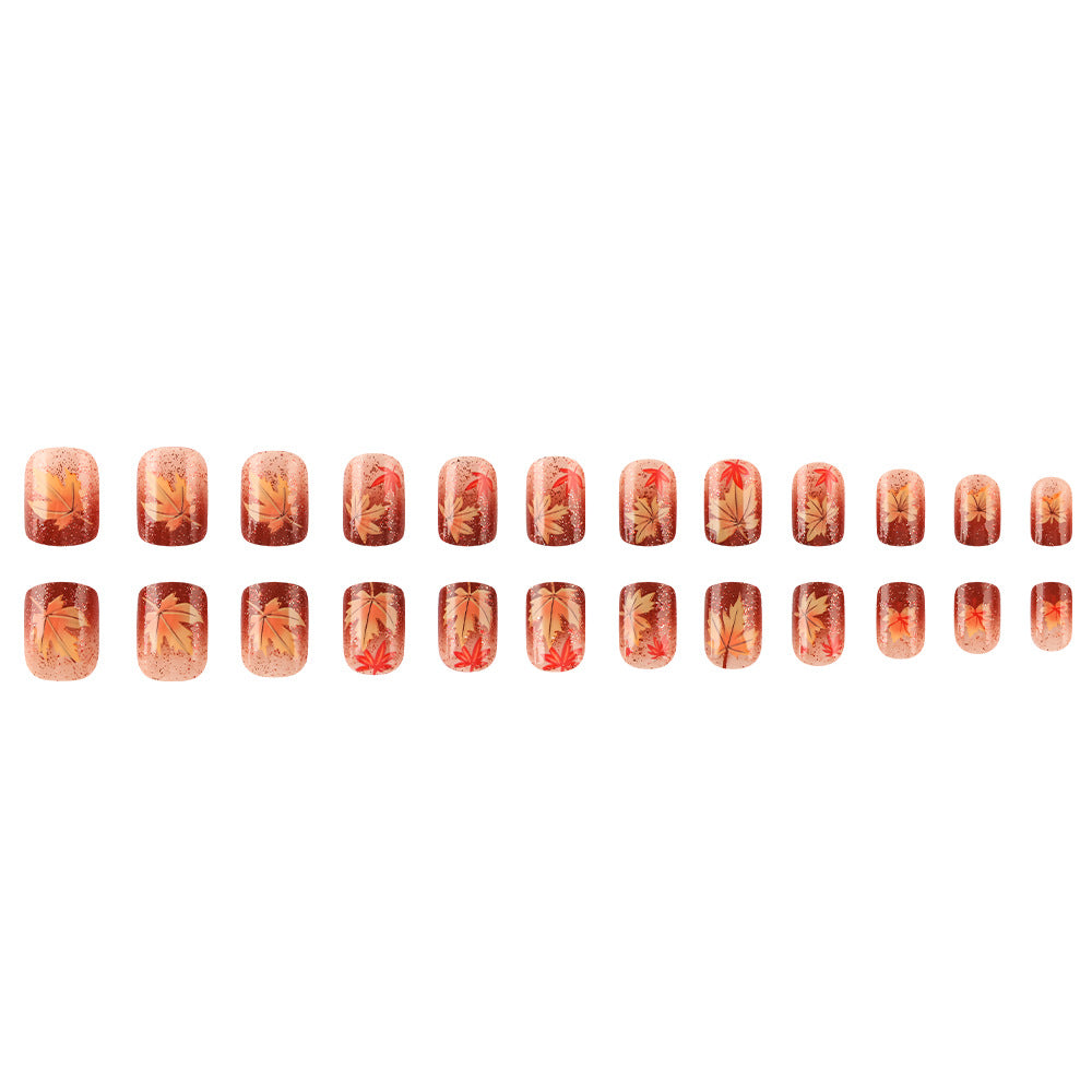 Herbst-Themen Gel-Nagelkunst Brehn
