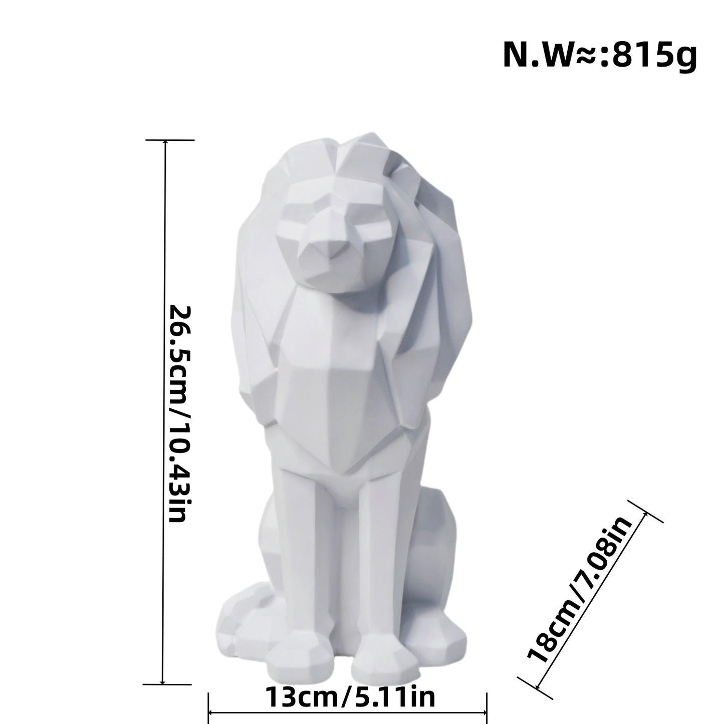 Dekorative Löwen Statue Brehn