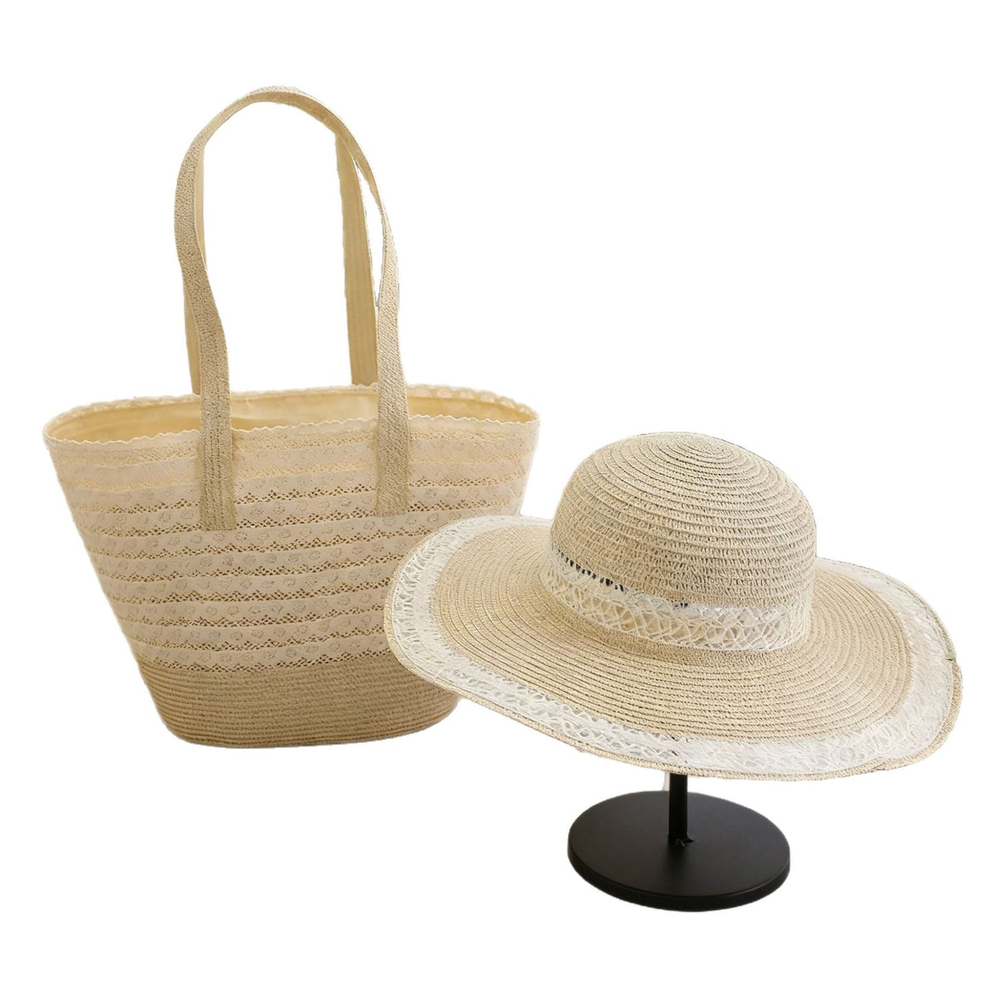 Strandtasche und Sonnenhut Brehn