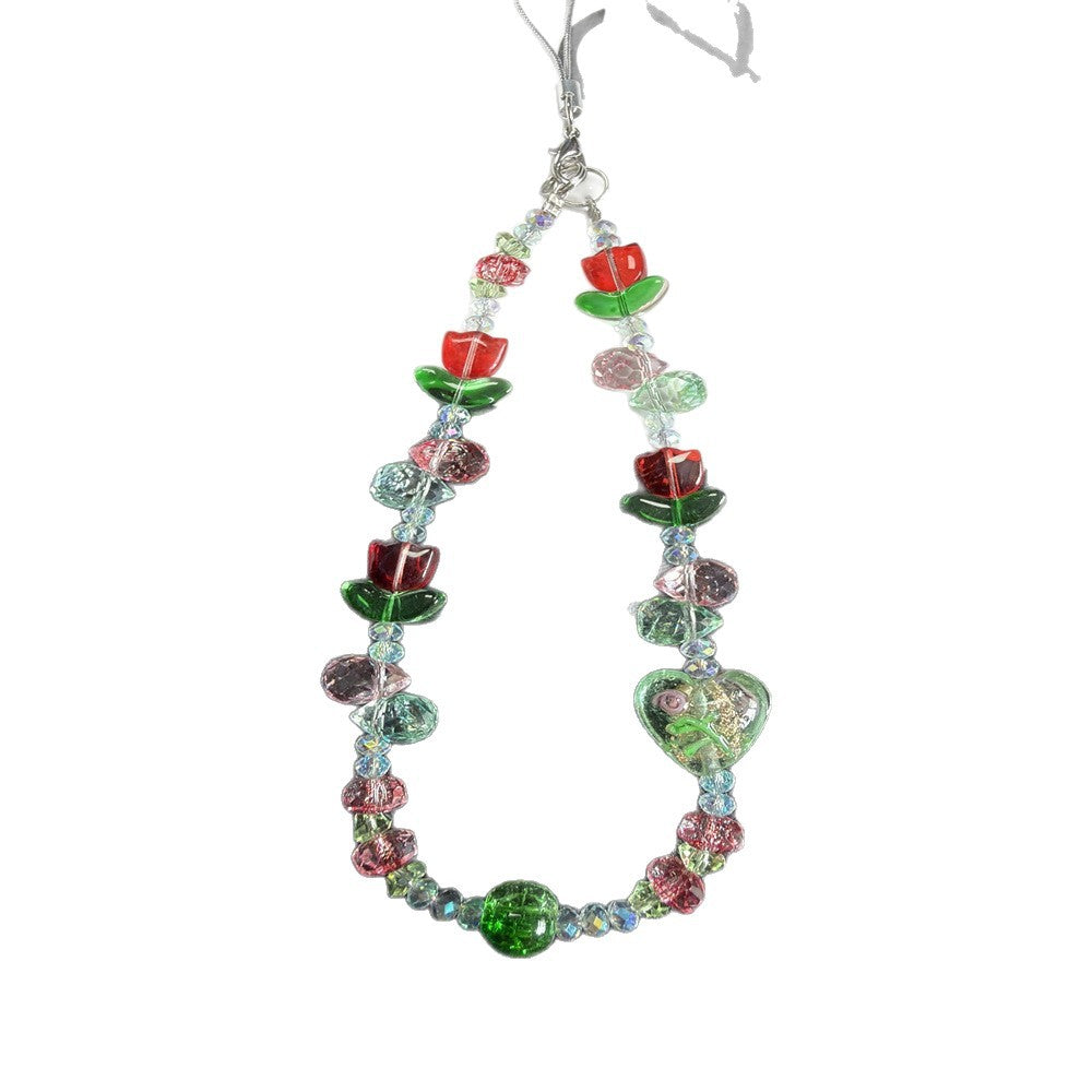Blumen Bead Handykette Brehn