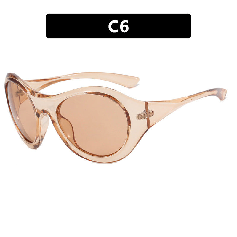 Damen Retro-inspirierte Sonnenbrille mit oversized Rahmen und schützenden Gläsern Brehn