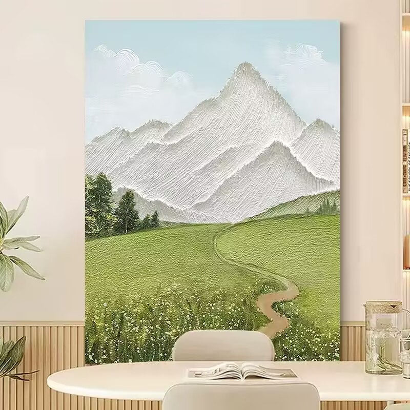 Gerahmte Majestätische Berglandschaft Kunst
