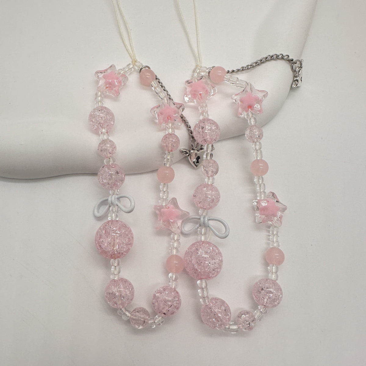Rhinestone Perlen Charms Halskette Brehn