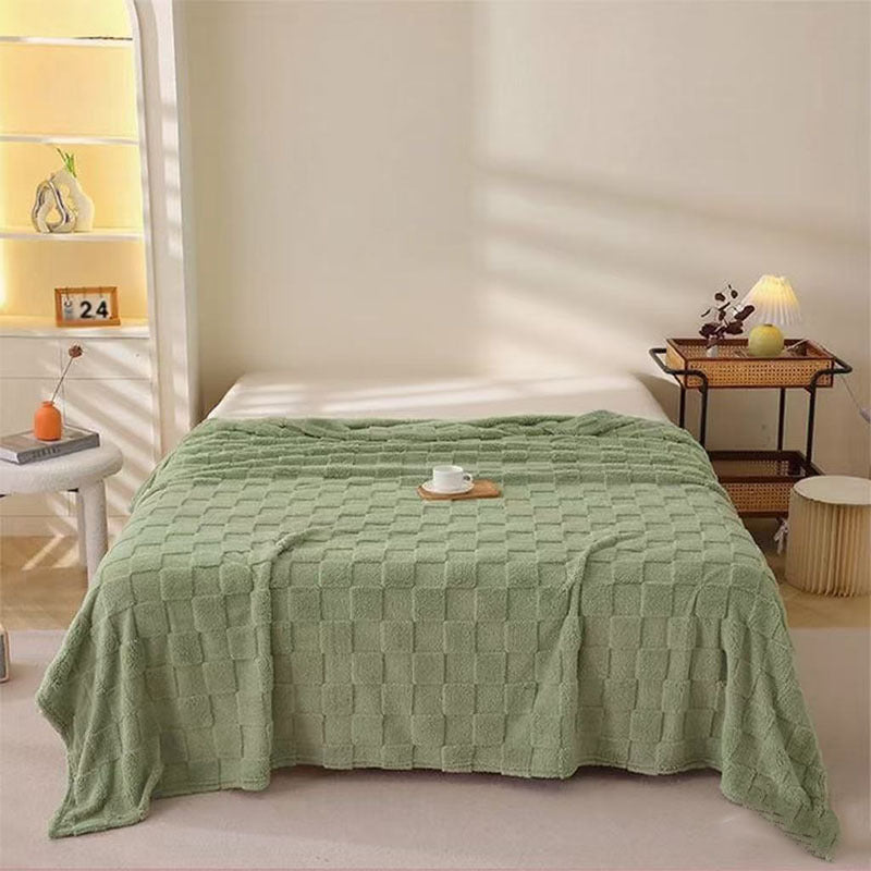 Damen Weiche und atmungsaktive Plaid-Decke Brehn