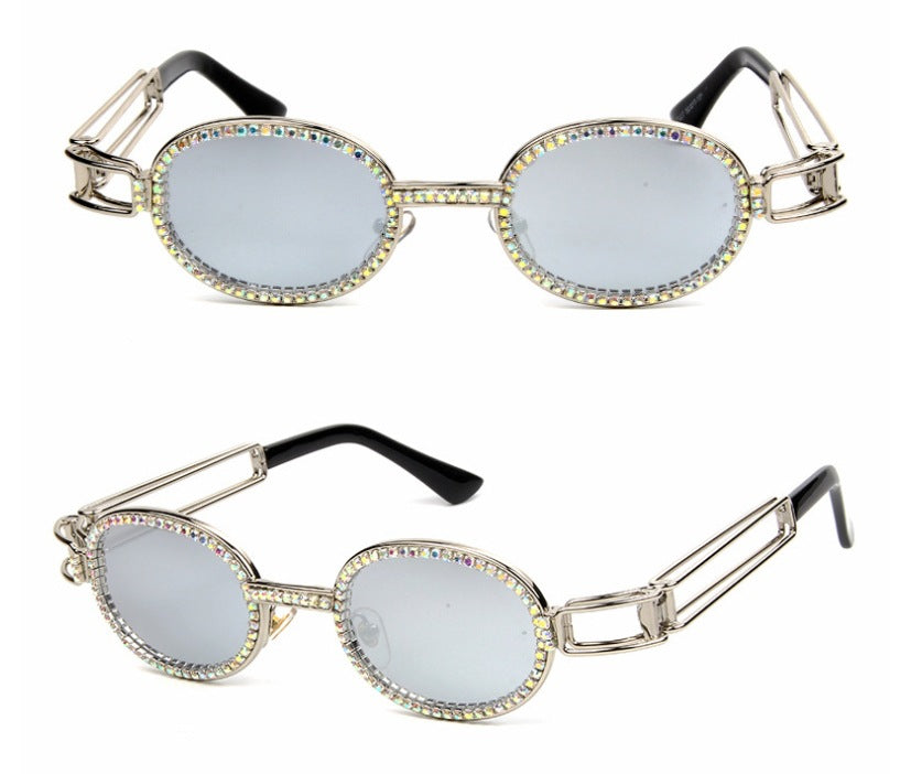 Damen feminine Designer-Sonnenbrille mit extravagantem Rahmen Brehn