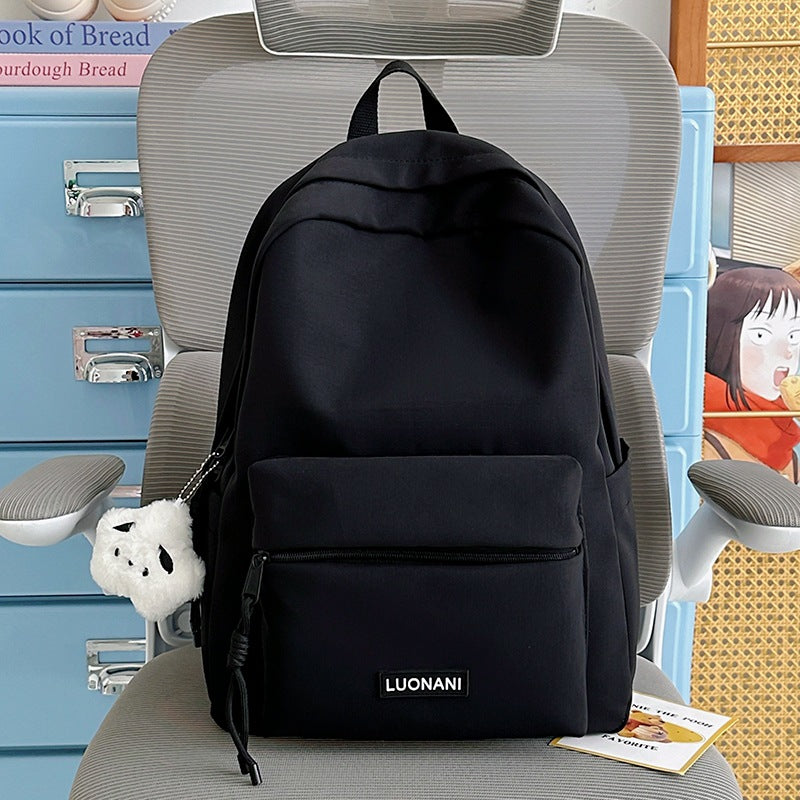 Lässiger verstellbarer Canvas-Schulrucksack
