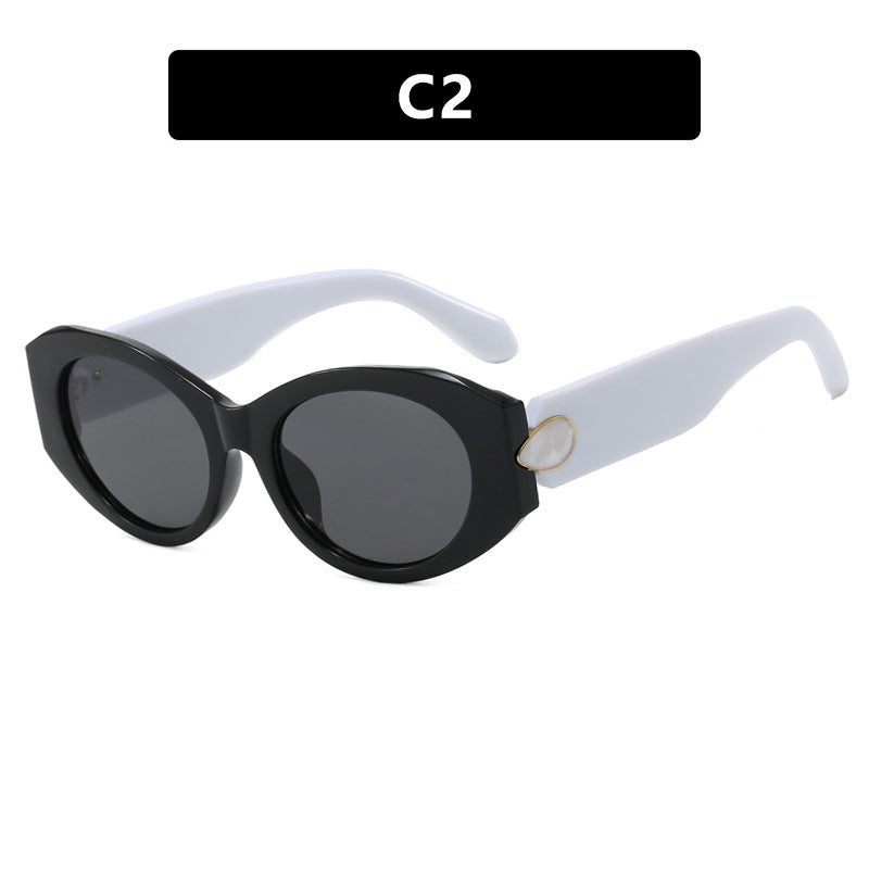 Damen elegante Sonnenbrille mit stilvollen Konturen Brehn