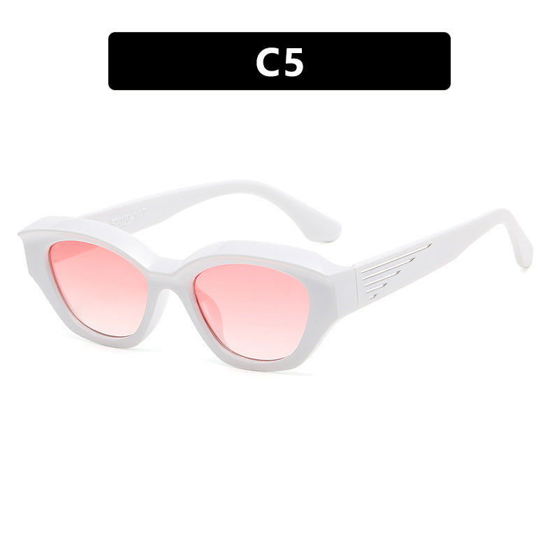 Damen Cat-Eye Sonnenbrille mit markantem Rahmen und UV-Schutz Brehn