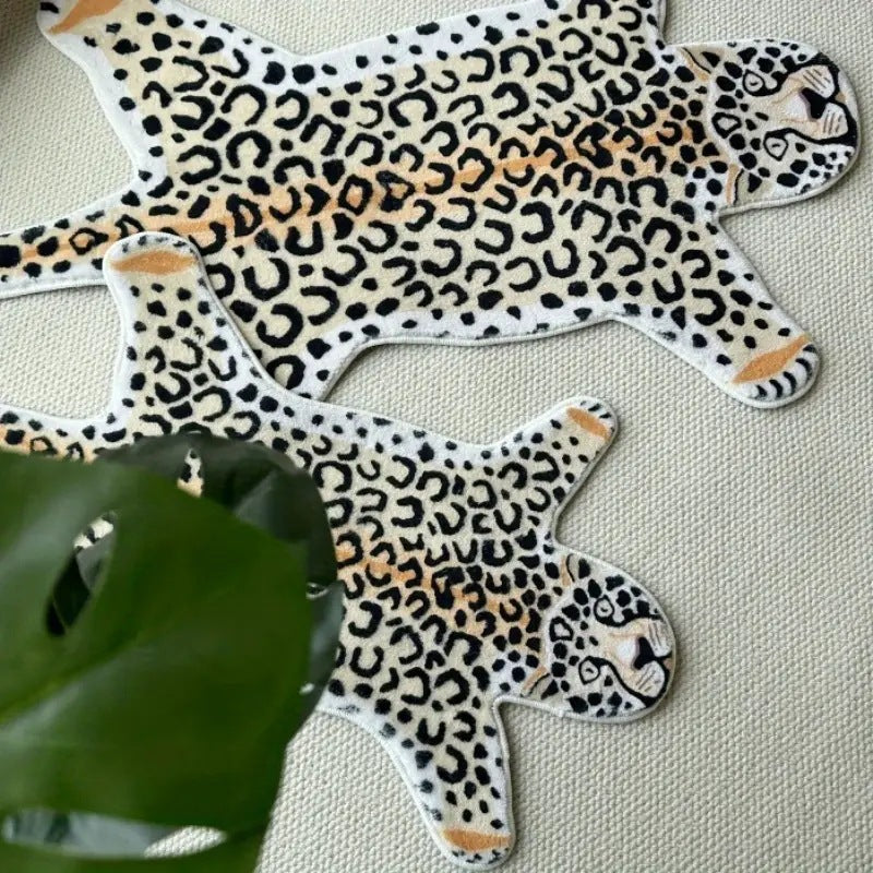 Tiger-Themen Plüsch-Teppich