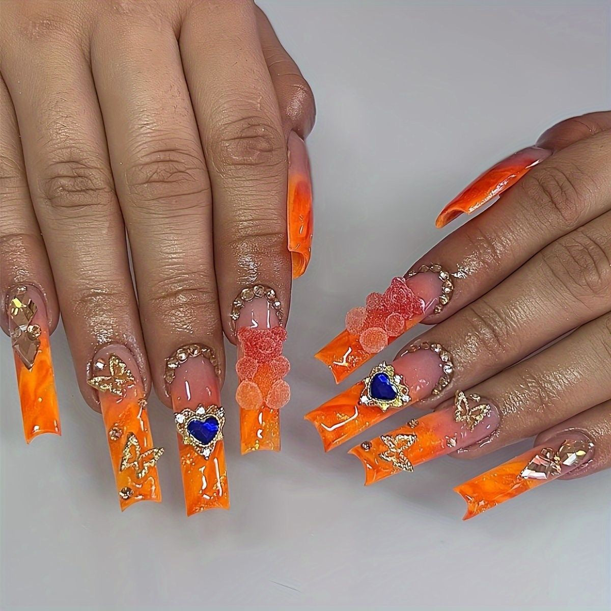 Kreatives Blumen-Nagelkunst-Set Brehn