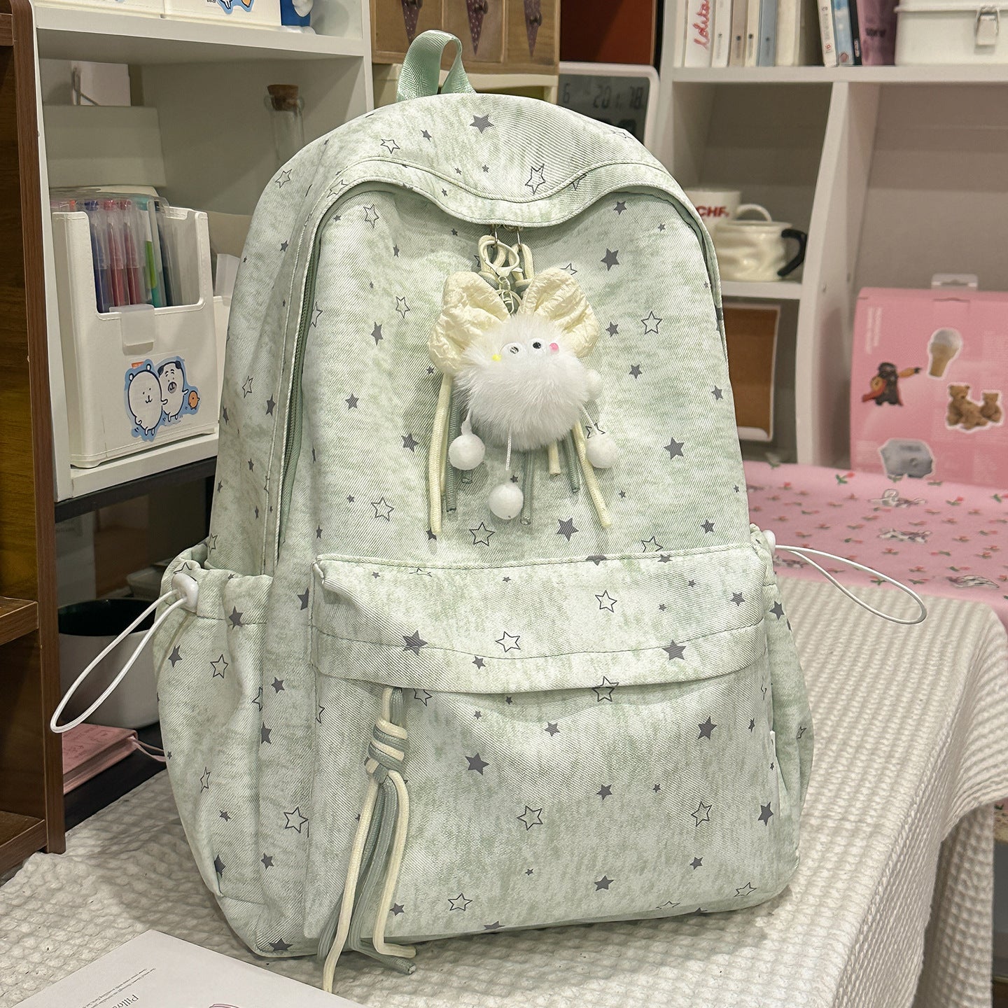 Trendy Sternmuster Rucksack