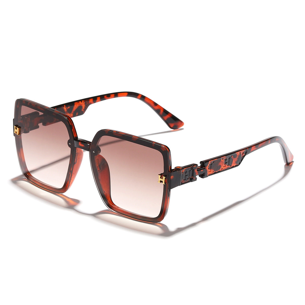 Damen oversized modische Sonnenbrille mit elegantem Farbverlauf Brehn