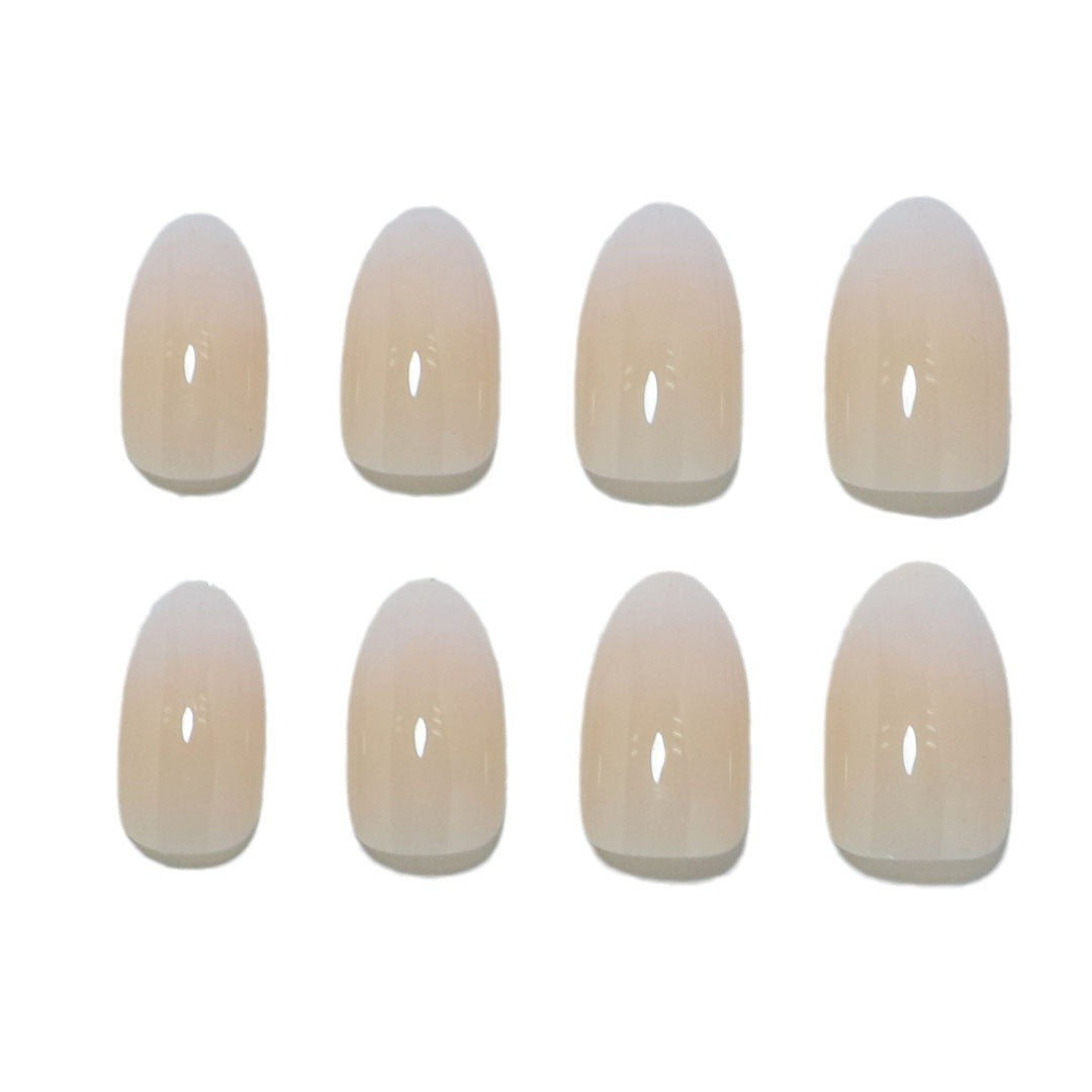 Natürliche Ombre Press-On Nagelspitzen Brehn