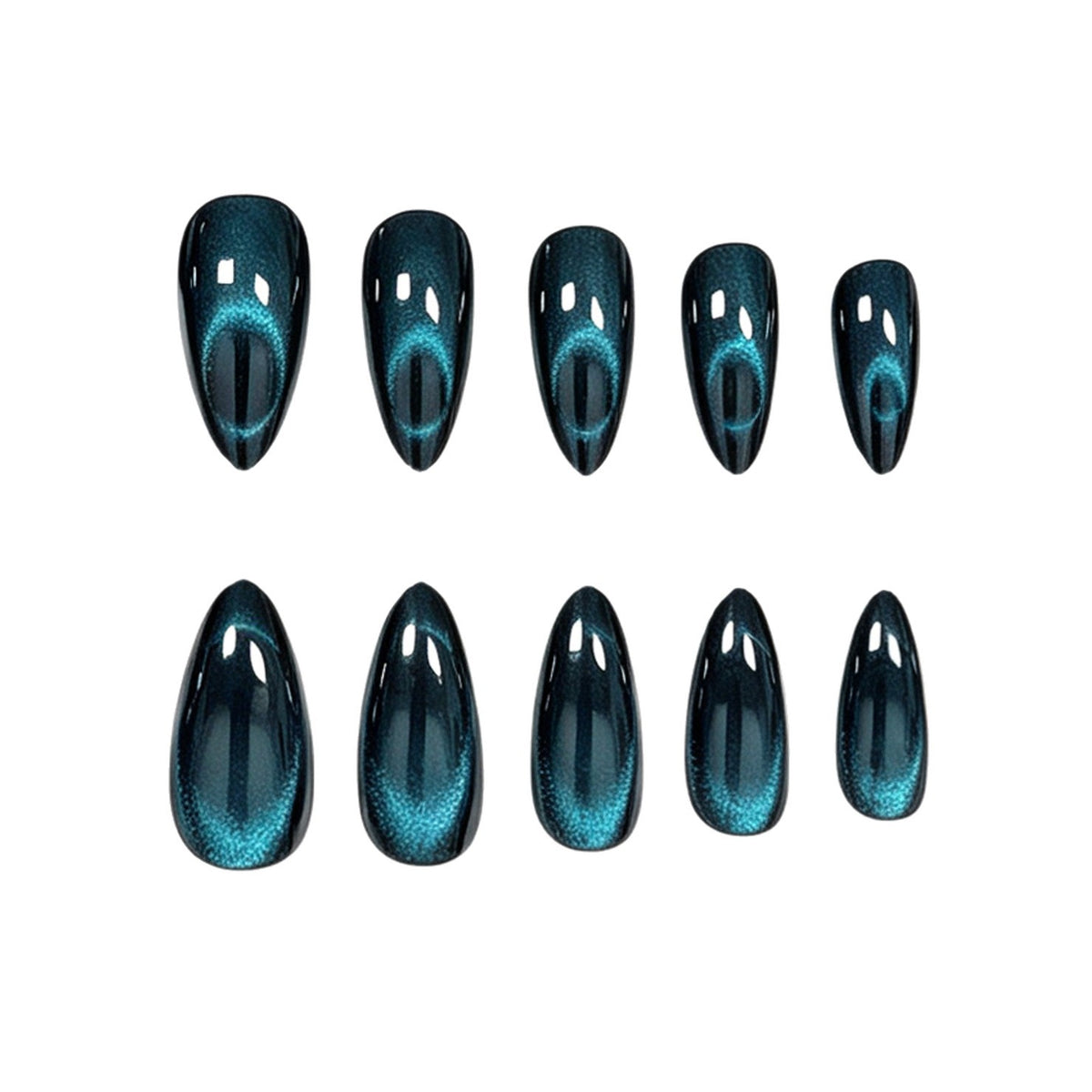 Glitzernde Stiletto-Nagelerweiterungen Brehn