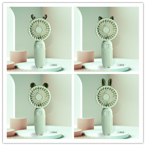 Damen tragbarer Mini-Handventilator mit entzückendem Tierdesign Brehn