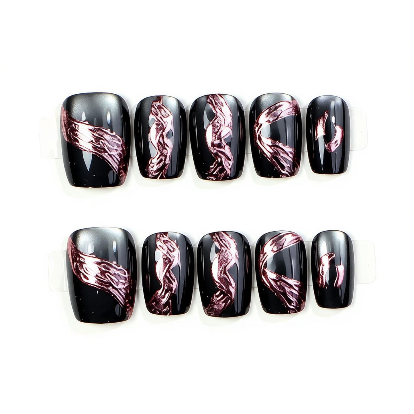 Premium Dekorative Press-On Nagelset Brehn