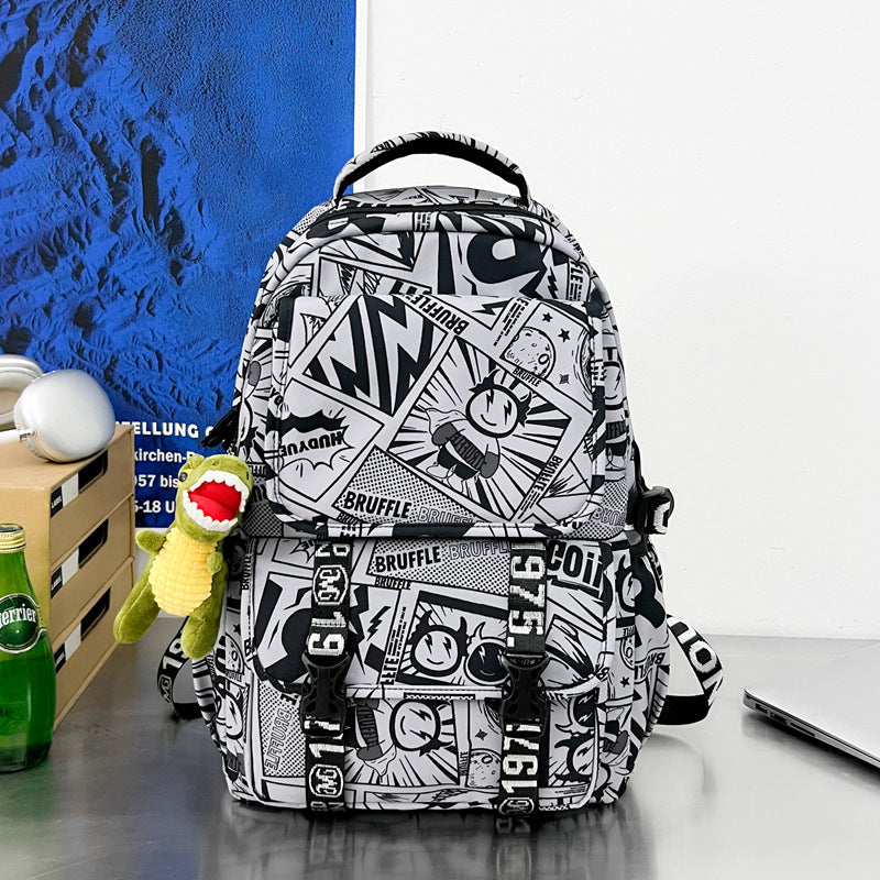 Grafikdruck Hochkapazitäts Schulrucksack